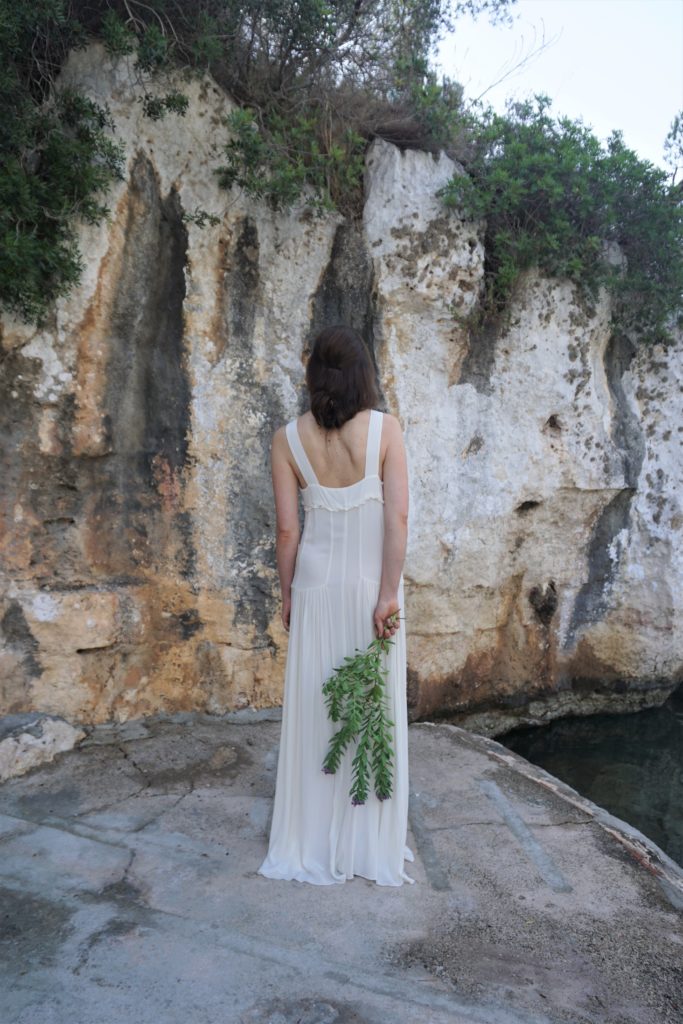 white maxi dress